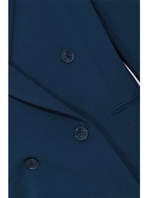 Blazer doppiopetto oversize in gabardina di viscosa Patrizia Pepe | 8S0585 A498CA97